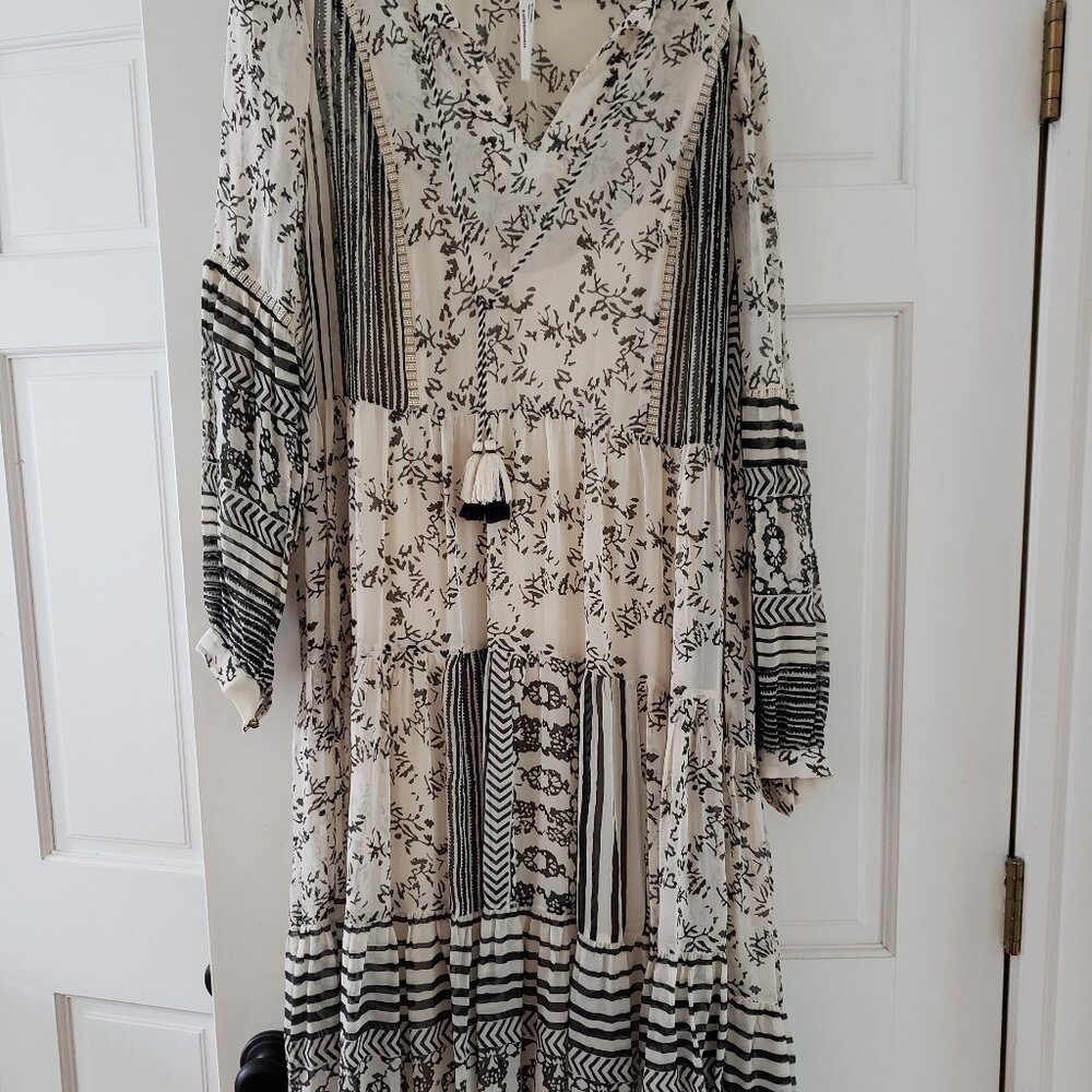 Two-part sheer Anthropologie dress